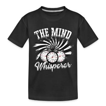 hypnotic hypnotize hypnotist - Kids' Premium Organic T-Shirt - black - Front
