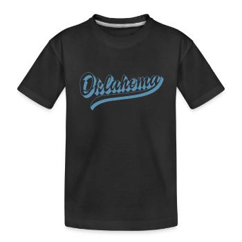 Oklahoma États-Unis Amérique État - T-shirt bio Premium Enfant - noir - Devant