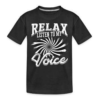 hypnotic hypnotize hypnotist - Kids' Premium Organic T-Shirt - black - Front