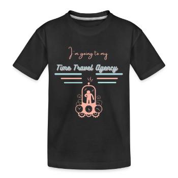 Time Travel - T-shirt bio Premium Enfant - noir - Devant