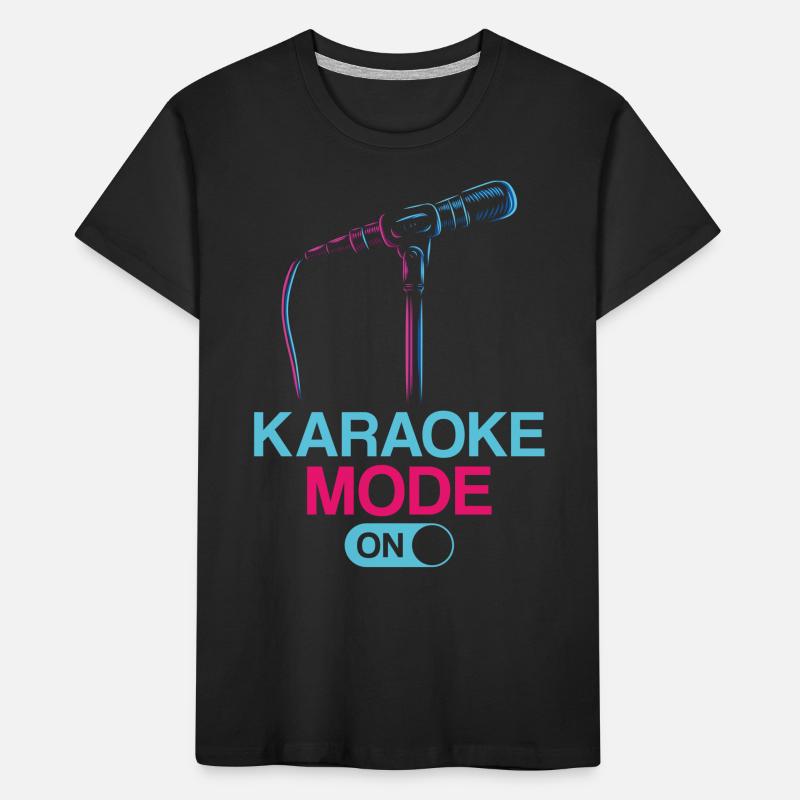 Karaoké Singer Mode Karaoké activé T-shirt bio Premium Enfant