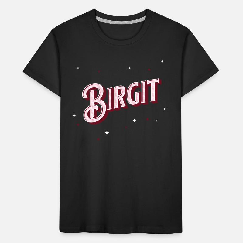 Birgit name personalized Kids' Premium Organic T-Shirt