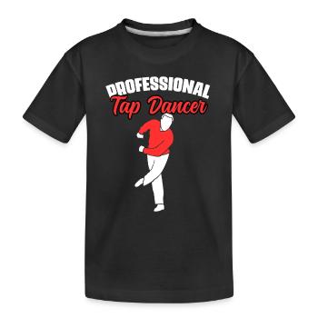 Awesome Professional Tap Dancer For A Tap Dance - Kinder Premium Bio T-Shirt - Schwarz - Vorne