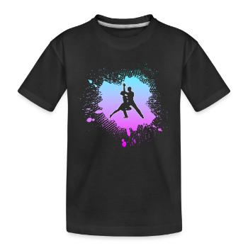 Dance - Kids' Premium Organic T-Shirt - black - Front