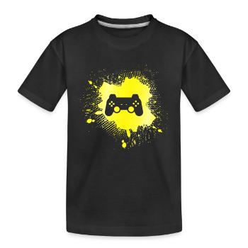 Jeu - T-shirt bio Premium Enfant - noir - Devant