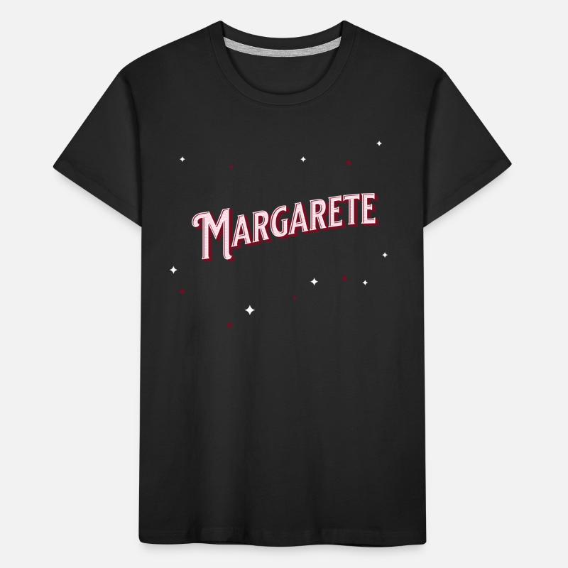 Margarete's name personalized Kids' Premium Organic T-Shirt