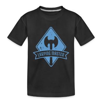 Larp |Live-Action-Rollenspiel |Larpen |Larp - Kinder Premium Bio T-Shirt - Schwarz - Vorne