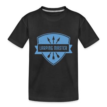 Larp |Live-Action-Rollenspiel |Larpen |Larp - Kinder Premium Bio T-Shirt - Schwarz - Vorne