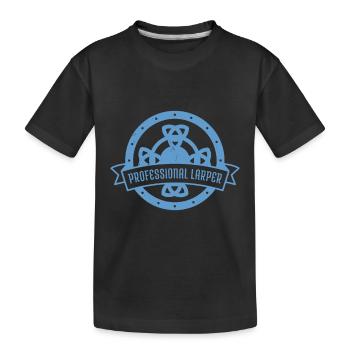 Larp |Live-Action-Rollenspiel |Larpen |Larp - Kinder Premium Bio T-Shirt - Schwarz - Vorne