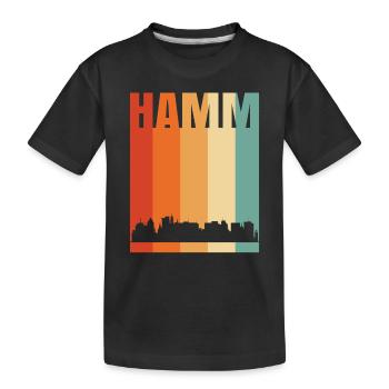 Hamm - Kinder Premium Bio T-Shirt - Schwarz - Vorne
