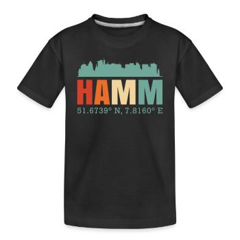 Hamm - Kinder Premium Bio T-Shirt - Schwarz - Vorne