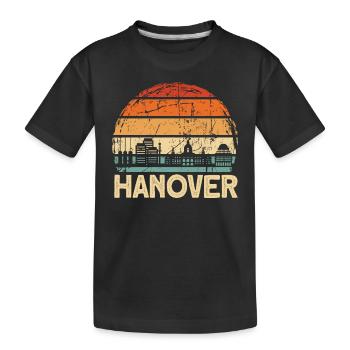Hannover - Kinder Premium Bio T-Shirt - Schwarz - Vorne