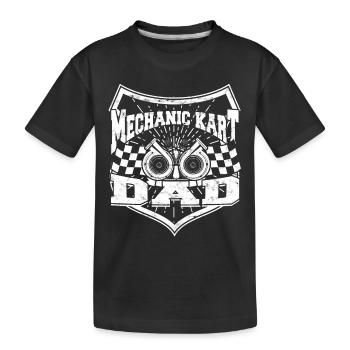 Kart conduite de kart pilotes de course Pilotes de course - T-shirt bio Premium Enfant - noir - Devant