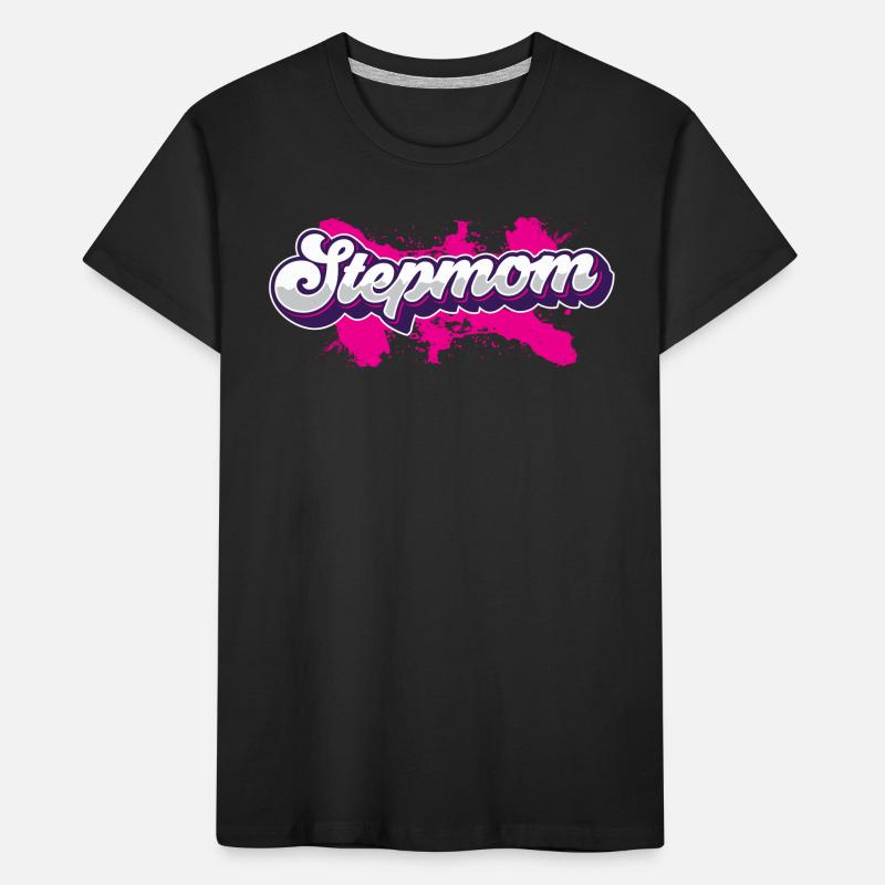 Stiefmutter Ziehmutter Pflegemutter Stepmother Kinder Premium Bio T-Shirt