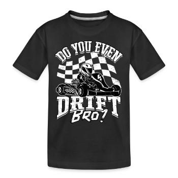 Kart conduite de kart pilotes de course Pilotes de course - T-shirt bio Premium Enfant - noir - Devant
