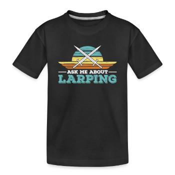 Jeux de rôle fantastiques Larp Larping - T-shirt bio Premium Enfant - noir - Devant