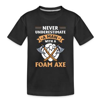 Jeux de rôle fantastiques Larp Larping - T-shirt bio Premium Enfant - noir - Devant