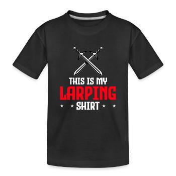 Jeux de rôle fantastiques Larp Larping - T-shirt bio Premium Enfant - noir - Devant