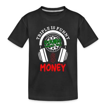 Funny Darts Dart Motif de casque - T-shirt bio Premium Enfant - noir - Devant