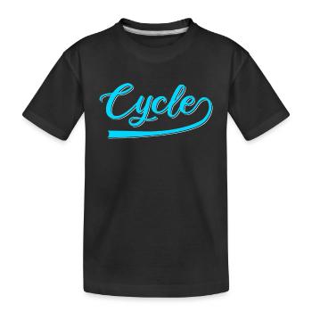 Bicyclette - T-shirt bio Premium Enfant - noir - Devant