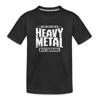 Heavy Metal Disburbing Music Band Genre - T-shirt bio Premium Enfant - noir - Devant