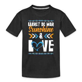 Lloret De Mar Love - T-shirt bio Premium Enfant - noir - Devant