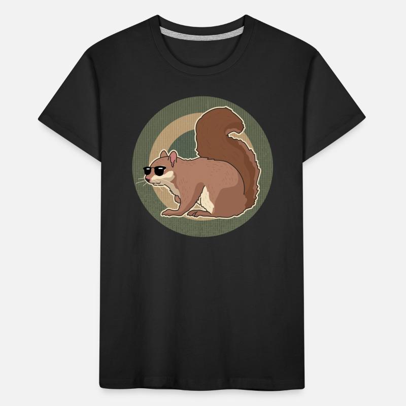 Süßes Eichhörnchen Hörnchen Geschenk Kinder Premium Bio T-Shirt