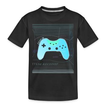 Contrôleur numérique - T-shirt bio Premium Enfant - noir - Devant