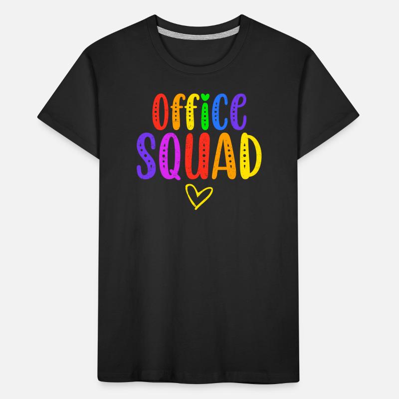 Office Squad Verwaltungsassistent Geschenkeschule Kinder Premium Bio T-Shirt