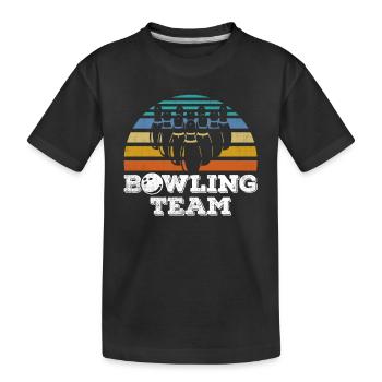 Bowling Team Hobby Bowler Mannschaft - T-shirt bio Premium Enfant - noir - Devant