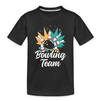 Bowling Team Hobby Bowler Mannschaft - T-shirt bio Premium Enfant - noir - Devant