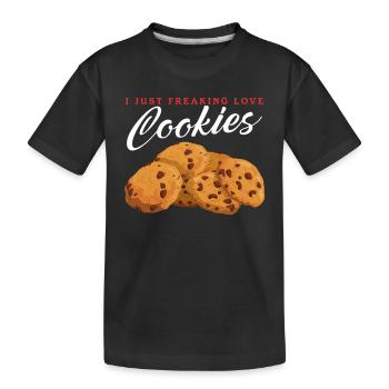 Cookies Cookie Baking Cookie Cookie Gift - T-shirt bio Premium Enfant - noir - Devant
