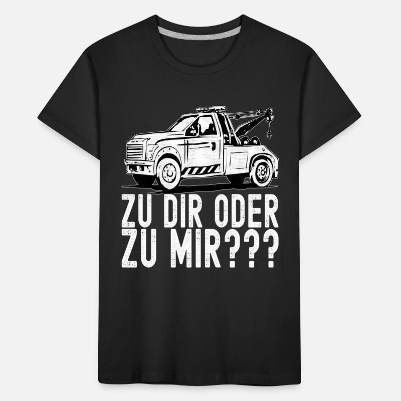 Abschleppwagen Abschleppdienst Kinder Premium Bio T-Shirt