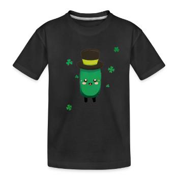 Saint Patrick - Concombre - T-shirt bio Premium Enfant - noir - Devant