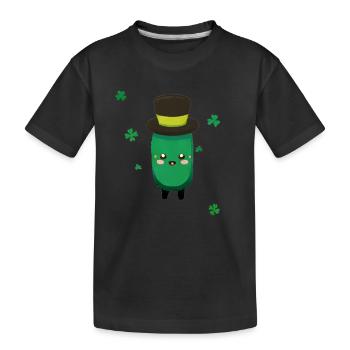 Saint Patrick - Concombre - T-shirt bio Premium Enfant - noir - Devant