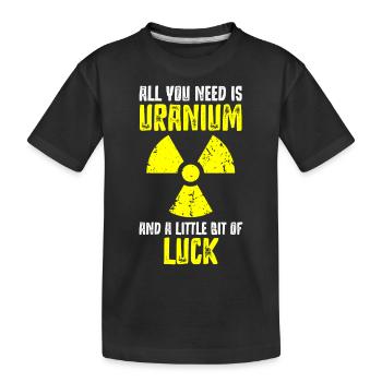 Ingénieur nucléaire, Sciences nucléaires, Science - T-shirt bio Premium Enfant - noir - Devant