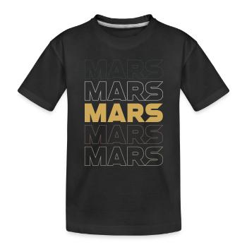 Mars - Kinder Premium Bio T-Shirt - Schwarz - Vorne