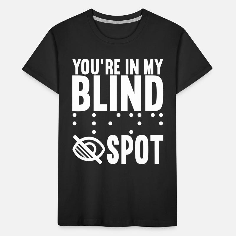 Blind Sehbehinderung Kinder Premium Bio T-Shirt