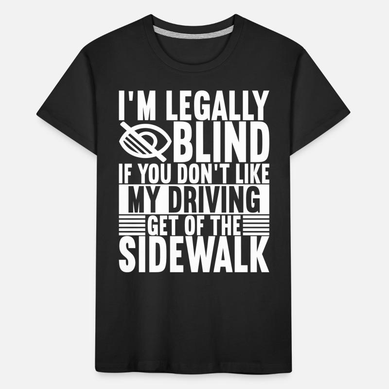 Blind Sehbehinderung Kinder Premium Bio T-Shirt