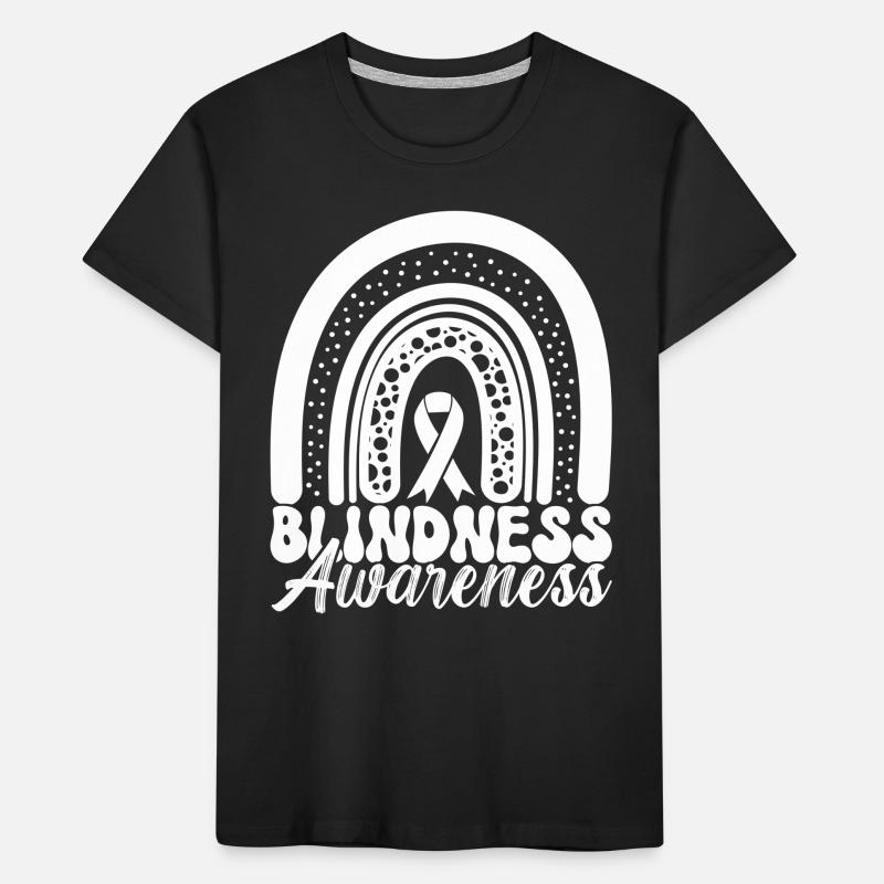 Blind visual impairment Kids' Premium Organic T-Shirt