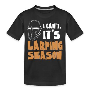 Larp, Live-Action-Rollenspiel - Kinder Premium Bio T-Shirt - Schwarz - Vorne
