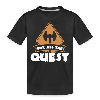 Larp, jeu de rôle en live-action - T-shirt bio Premium Enfant - noir - Devant