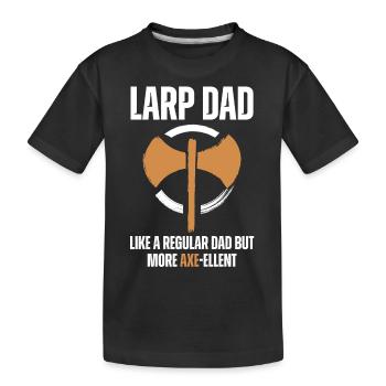 Larp, jeu de rôle en live-action - T-shirt bio Premium Enfant - noir - Devant