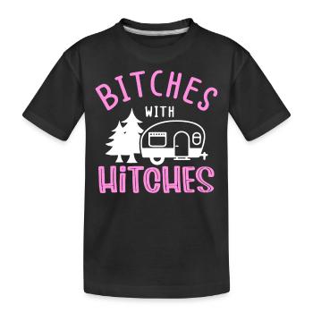 Camping camping-car - T-shirt bio Premium Enfant - noir - Devant