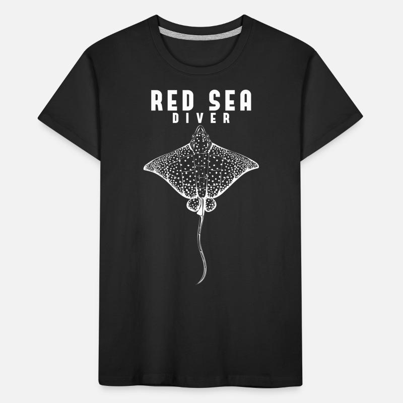 Red Sea Diver Eagle Rays Plongée Rays T-shirt bio Premium Enfant