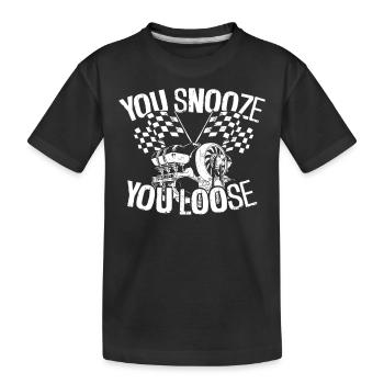 Drag Racing Race Car Vintage You - Kinder Premium Bio T-Shirt - Schwarz - Vorne