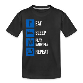 Cornemuse Cornemuse Cornemuse - T-shirt bio Premium Enfant - noir - Devant