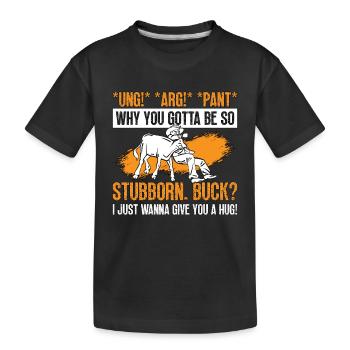 Steer Wrestling Ung Arg Pant Pourquoi vous mollet Roping - T-shirt bio Premium Enfant - noir - Devant
