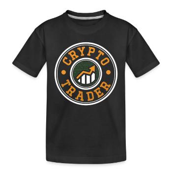 Crypto Trader Trading Crypto Trader Trade - T-shirt bio Premium Enfant - noir - Devant