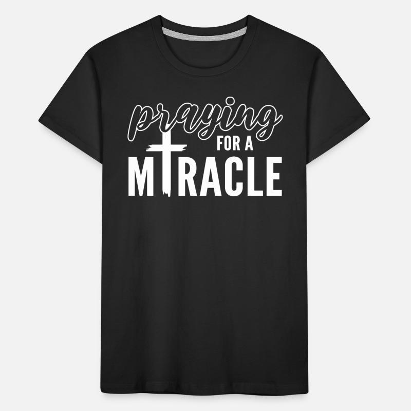 Prier pour un pasteur prédicateur miracle T-shirt bio Premium Enfant